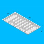 PORTA TALHER 100 MOD-1000 940 X 480 X 55MM BRANCO