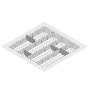 PORTA TALHER COMPONÍVEL MOD-500 485 X 485 X 51MM BRANCO