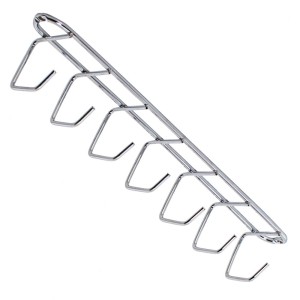 PORTA VASSOURA CROMOZINCO TETO 7 GANCHO CROMADO