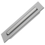 PUXADOR CONCHA EMBUTIR 15CM PADO INOX ESCOVADO IXE