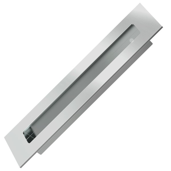 PUXADOR CONCHA EMBUTIR 15CM PADO INOX POLIDO IXP