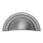 PUXADOR MÓVEIS CONCHA CAPRI 64MM ESCOVADO