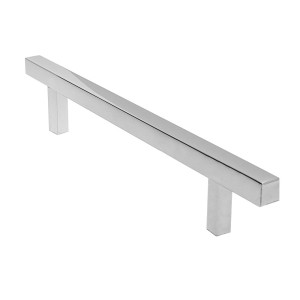 PUXADOR MÓVEIS INOX HASTE QUADRADA POLIDO 96MM