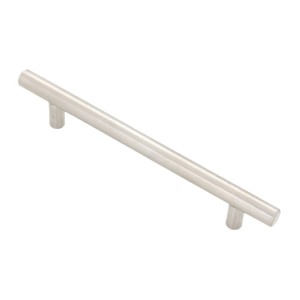 PUXADOR MÓVEIS INOX HASTE REDONDA ESCOVADO 96MM