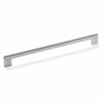 PUXADOR MÓVEIS LUNGO 192MM ACETINADO/CROMADO PUXADOR MÓVEIS LUNGO 192MM ACETINADO/CROMADO