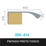 PUXADOR MÓVEIS ROMETAL LUNA SOBREPOR RM-414 100MM PRETO PUXADOR MÓVEIS ROMETAL LUNA SOBREPOR RM-414 100MM PRETO