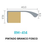 PUXADOR MÓVEIS ROMETAL LUNA SOBREPOR RM-414 150MM BRANCO PUXADOR MÓVEIS ROMETAL LUNA SOBREPOR RM-414 150MM BRANCO