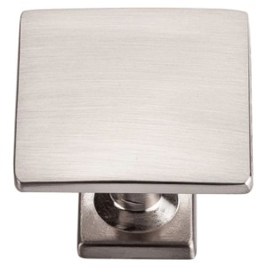 PUXADOR PONTO QUADRADO 22MM ESCOVADO ZAMAK RENNA