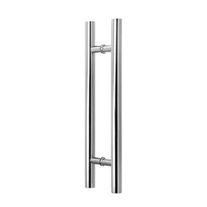 PUXADOR PORTA DUPLO INOX TUBO RETO 1