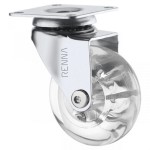 RODÍZIO SILICONE RENNA 50MM SEM FREIO