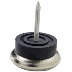 SAPATA METÁLICA C/PREGO HARDT NIQUELADA 22MM PACOTE C/10
