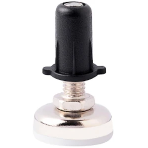 SAPATA REGULÁVEL NIQUELADA HARDT 21MM BRANCA C/100 PEQUENA