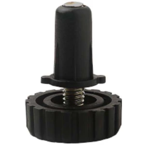 SAPATA REGULÁVEL PLÁSTICA HARDT 25MM PRETA C/10