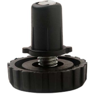 SAPATA REGULÁVEL PLÁSTICA HARDT 30MM PRETA (PAR)