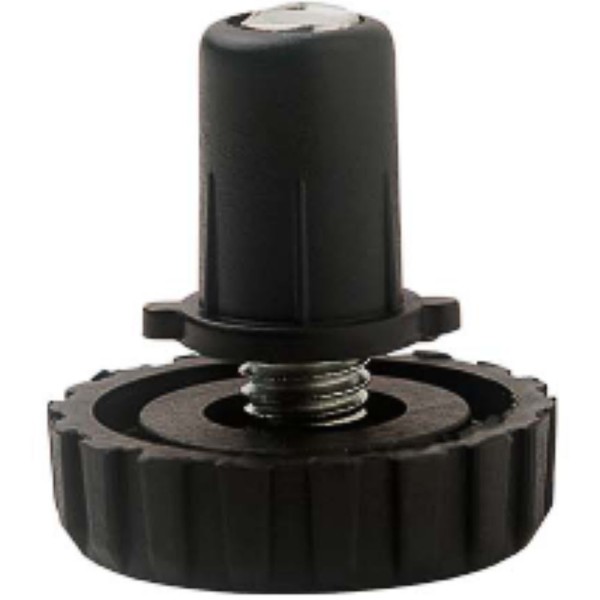 SAPATA REGULÁVEL PLÁSTICA HARDT 30MM PRETA C/10