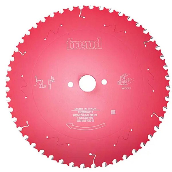 SERRA CIRCULAR FREUD MDF 300MM PIRANHA FR28W001T WOOD VERMELHA