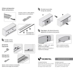 SISTEMA DESLIZANTE/PORTA CORRER ROMETAL EMBUTIR RO-21M 30KG SISTEMA DESLIZANTE/PORTA CORRER ROMETAL EMBUTIR RO-21M 30KG