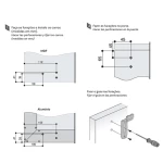 SISTEMA DESLIZANTE/PORTA CORRER ROMETAL SOBREPOR RO-29 30KG