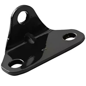 SUPORTE CANTONEIRA DE FIXAÇÃO 3 FUROS N772 C/10 PRETA