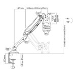 SUPORTE MONITOR BRASFORMA ARTICULADO SBRM 711 13 SUPORTE MONITOR BRASFORMA ARTICULADO SBRM 711 13