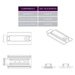 SUPORTE PERFIL UNITTO COLLEGATO 15/18MM ARCHI (UNIDADE)