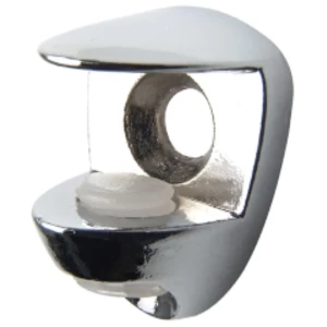 SUPORTE PRATELEIRA HARDT VIDRO 6 A 10MM (PAR) CROMADO C/REGULAGEM