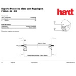 SUPORTE PRATELEIRA HARDT VIDRO 6 A 10MM (PAR) CROMADO C/REGULAGEM