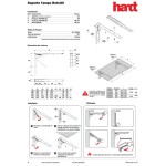 SUPORTE TAMPO/PRATELEIRA RETRÁTIL HARDT 350MM ALUMÍNIO