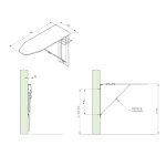 TÁBUA DE PASSAR FGVTN ARTICULADA TP 800 LATERAL