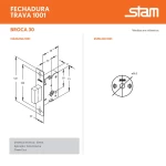TRAVA DE SEGURANÇA STAM TETRA 1001 SIMPLES REDONDA INOX TRAVA DE SEGURANÇA STAM TETRA 1001 SIMPLES REDONDA INOX