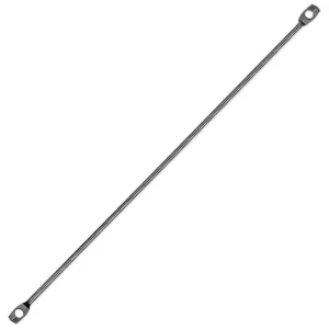 VARA PARA CREMONA AÇO DE EMBUTIR 120CM NIQUELADA