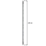VARA PARA CREMONA INOX 120CM